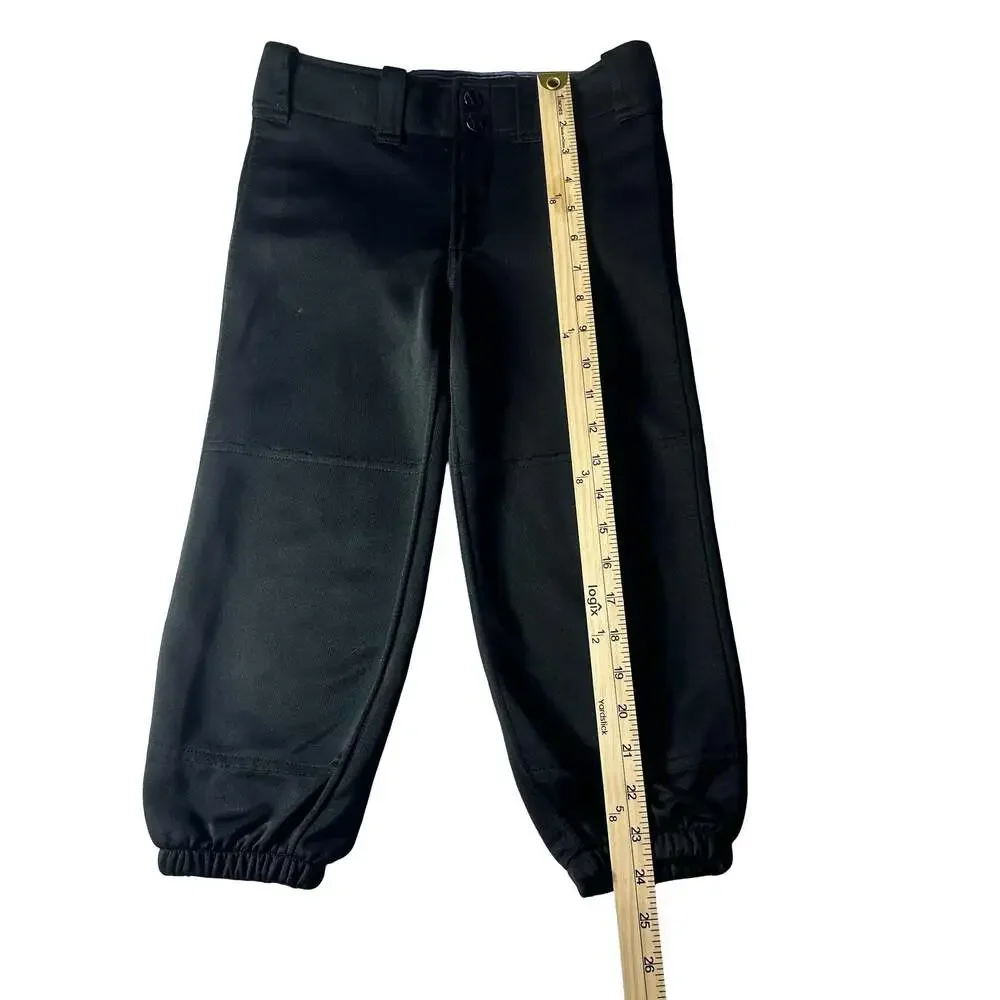 RIP-IT Youth Softball Padded Sliding Pants Black Elastic Youth Large